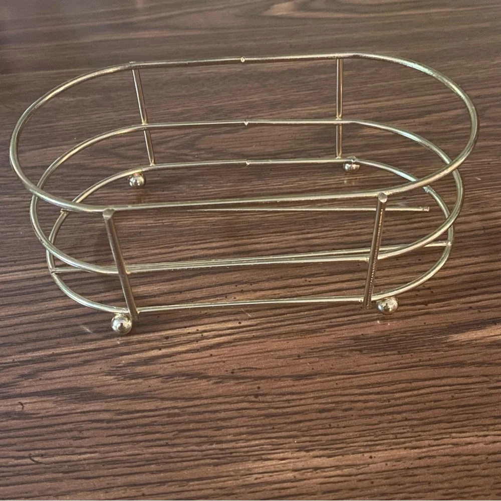 Elegant Gold Bath Caddy